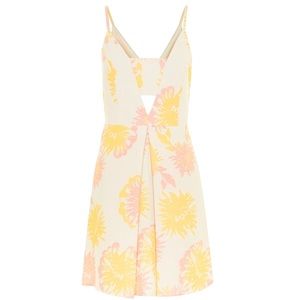 Topshop Flower Jacquard Prom Dress